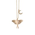 Luna Moth Necklace Greeting Card
