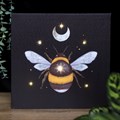Forest Bee Light Up Canvas Plaque