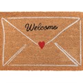 Natural Love Letter Valentine's Day Doormat