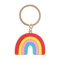 Portachiavi arcobaleno "Sii gentile con la tua mente"