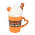 Pumpkin Spice Latte Shaped Lidded Mug