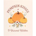 Pumpkin Kisses & Harvest Wishes Hanging Sign