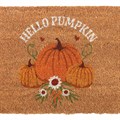 Natural Autumn Days Hello Pumpkin Doormat