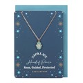 Hand of Hamsa Necklace on Greeting Card