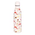 All Over Mushroom Print Metal Water Bottle