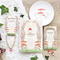 Toadstool Charm Necklace Greeting Card
