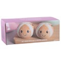 Söta salt- och pepparkar i form av hot cross buns