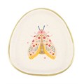 Floral Moth Trinket Dish