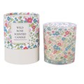 Vela con estampado floral «Wild Rose»
