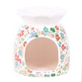 Quemador de aceite con estampado floral