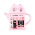 Flower Shop Shaped Teapot