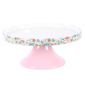 Floral Print Cake Stand