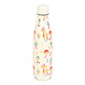 Funky Fungi Mushroom Print Metal Water Bottle