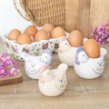 Set of 2 Hen Shaped Egg Cups