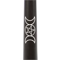 Set of 3 Black Magic Triple Moon Taper Candles 