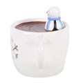 Kominek do olejków zapachowych i podgrzewacz do wosku „Snowman Hot Chocolate”