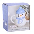 Winter Snowman Lidded Mug