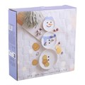 Set of 3 Winter Snowmen Stacking Bowls