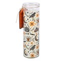 Frightful Folk Print Toasted Pumpkin Scented Tube Candle
