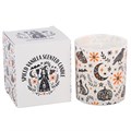 Frightful Folk Print Spiced Vanilla Scented Candle