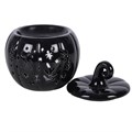 Black Folk Pumpkin Oil Burner and Wax Warmer