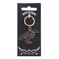 Folk Raven Keyring