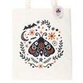 Folk Moth Tote Bag
