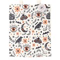 Frightful Folk Print Tote Bag