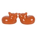 Fox Salt and Pepper Shakers