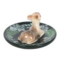 Green Fawn Trinket Dish