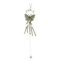 Moonphase Moth Windchime