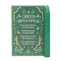 Pack of 12 Green Witch Spell Candles