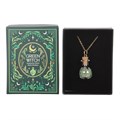 Green Witch Aventurine Potion Bottle Necklace
