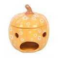 Groovy Floral Pumpkin Oil Burner
