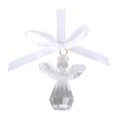 Always Beside You Faceted Glass Angel Hanging Decoration