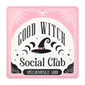 Good Witch Social Club Mug and Coaster Set