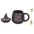 Good Witch Lidded Mug with Spoon