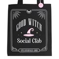 Good Witch Social Club Polycotton Tote Bag with Pin Badge