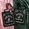 Good Witch Social Club Polycotton Tote Bag with Pin Badge