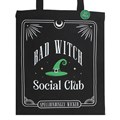 Bad Witch Social Club Polycotton Tote Bag with Pin Badge