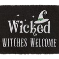 Black Wicked Witches Welcome Doormat