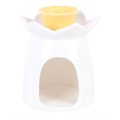 White Daffodil Oil Burner and Wax Warmer