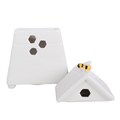 White Beehive Oil Burner and Wax Warmer with Bee