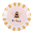 Striped Bee Happy Trinket Dish