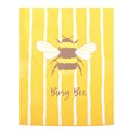 Striped Busy Bee Tote Bag