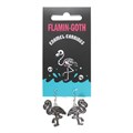 Pendientes colgantes esmaltados «Flamin-goth»