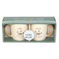 Camping King and Queen Couples Mug Set