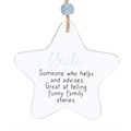 Uncle Hanging Star Sentiment Sign