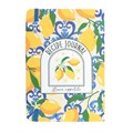 Italian Lemon Print A5 Recipe Journal