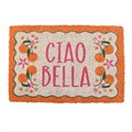 Orange Ciao Bella Doormat